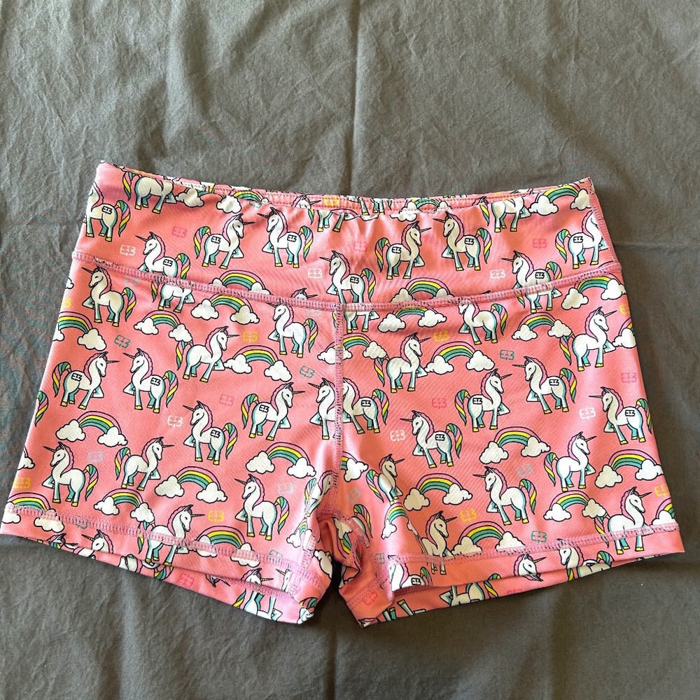 IAB MFG Pink Unicorn Booty/Athletic Shorts